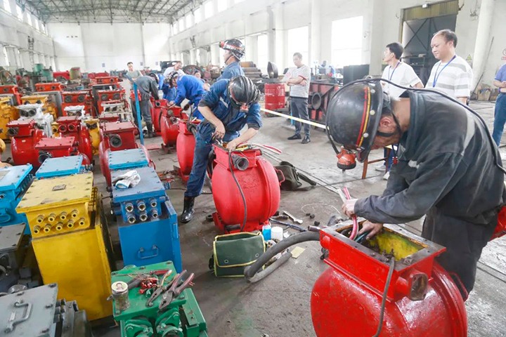 威信煤炭开展电缆接线、钢管焊接手艺交锋活动