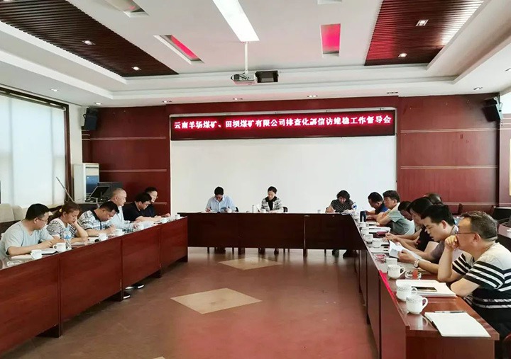 集团党委委员、财务总监莫晓丹一行到羊场煤矿公司开展信访维稳事情调研