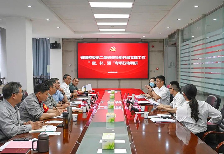 省国资委第二调研督导组到云煤（pp电子）集团开展党建事情“查、补、强”专项行动调研