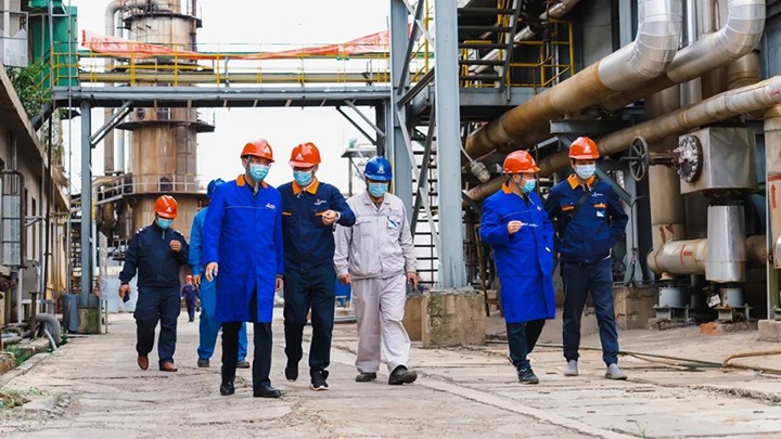 云煤（pp电子）集团党委副书记、副董事长、总司理高建嵩到解化化工分公司督导检查清静生产事情