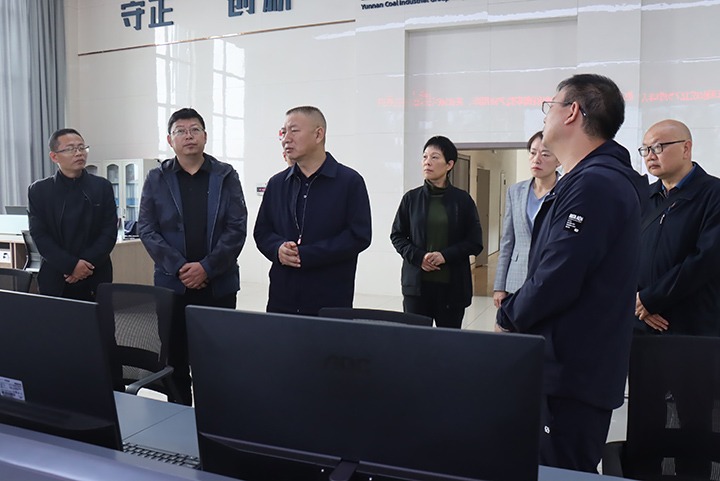 罗平县县长国庆时代深入金城煤矿检查清静生产事情