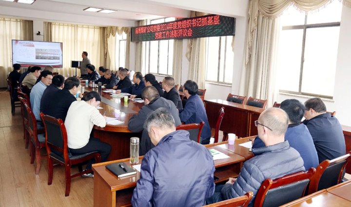 以“述”亮绩，，，以“评”促干│后所煤矿公司党委召开2024年度党组织书记抓下层党建事情述职评议审核会